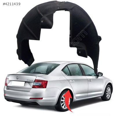 Octavia Sağ Arka Çamurluk Davlumbazı Halı 2013-2019 5E0810970A