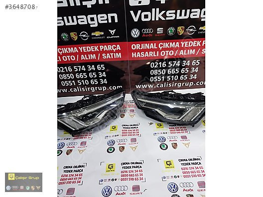 AUDİ A6 2023 SAĞ MATRİX FAR ÇIKMA SÖKME YEDEK PARÇA