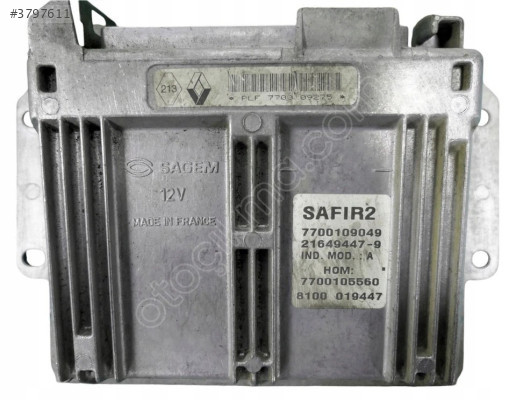Renault Twingo 1.2 Motor Beyni / 7700109049, 7700105560, 2164944