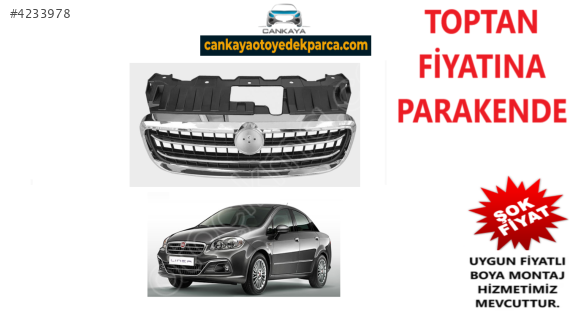 FİAT LİNEA FUL KROMLU NİKELAJLI ÖN PANJUR KOMPLE SIFIR 735578615