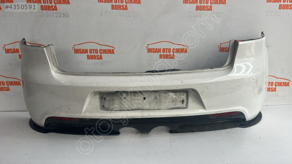 Golf 6 arka tampon Araçtan sökme beyaz renk