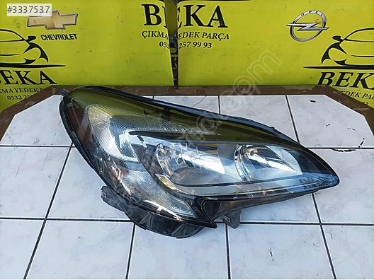 OPEL CORSA E SAĞ FAR LED'Lİ ÇIKMA ORJİNAL YEDEK PARÇA