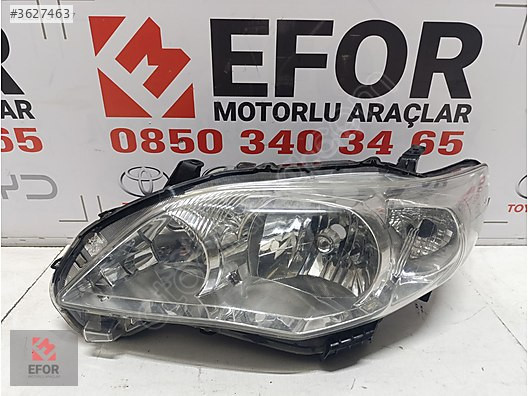 TOYOTA COROLLA SOL FAR ÇIKMA ORİJİNAL PARÇA 2010-2012