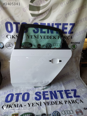 AUDI A4 SOL ARKA KAPI 2008-2015  BEYAZ CITIR HASARLI