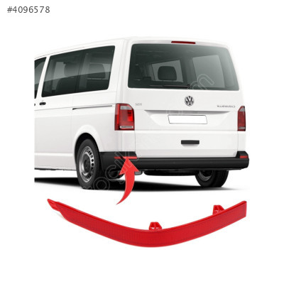 7E0945105D VW TRANSPORTER T7 15-19 SOL ARKA TAMPON REFLEKTÖR
