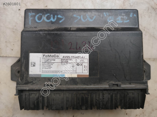 Ford Focus Merkezi Kilit Beyni AV6N-19G481-AJ - 5WK49778K