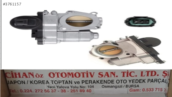 NİSSAN GAZ KELEBEĞİ KOMPLE MİCRA 2003 1.2-1.4 NOTE 2006 1.4.