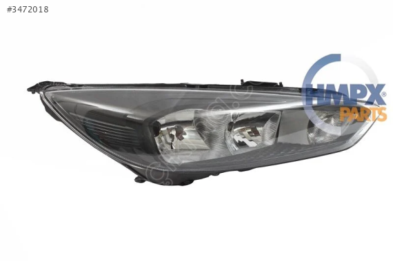 Sağ Ön Far | Ford Focus 2014-2019 Siyah Zemin