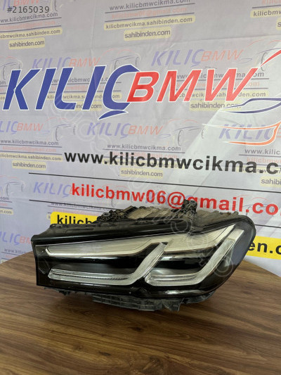 BMW G30 LCİ ÇIKMA ORJİNAL SOL ÖN FAR SÖKME