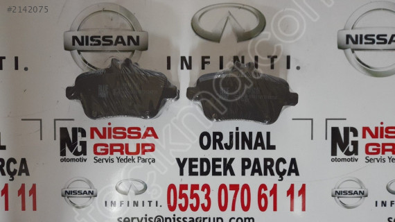 İNFİNİTİ ARKA DİSK FREN BALATA SIFIR PARÇA Q30 DCİ 2015-2017