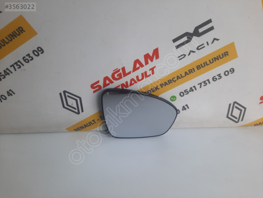 Megane 4 Clio 5 Talisman Sıfır Isıtmalı Sağ Ayna Camı 963651460R