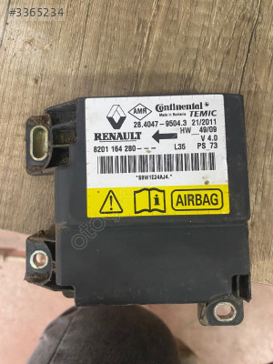 2011 RENAULT SYMBOL AİRBAG BEYNİ. 8201164280