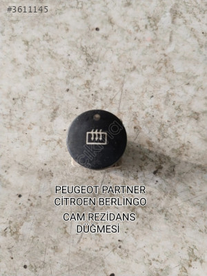PEUGEOT PARTNER CİTRÖEN BERLİNGO ORJİNAL CAM REZİSTANS DÜĞMESİ