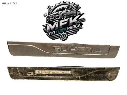 SUPERB SOL ARKA KAPI YAZISI ORJİNAL 3V0853557