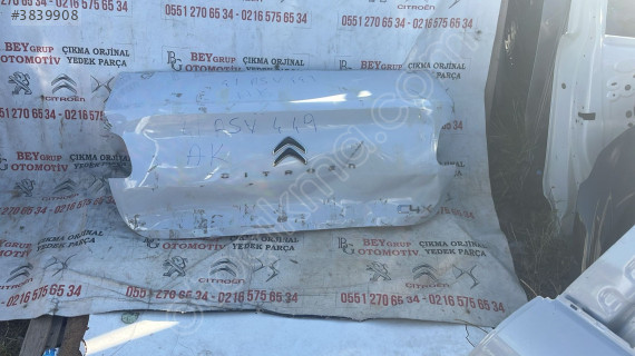CİTROEN C4X BAGAJ KAPAĞI ORİJİNAL ÇIKMA YEDEK PARÇA