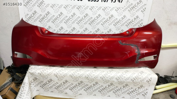 TOYOTA YARİS 2011 2014 ARKA TAMPON ÇIKMA ORJİNAL 52159-0D300