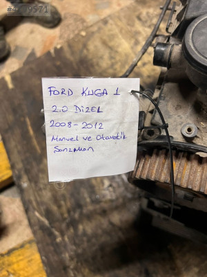 2008-12 FORD KUGA 1 2,0 DİZEL MANUEL VE OTOMATİK MOTOR ÇIKAM ORJ