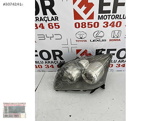 TOYOTA AVENSİS SOL FAR SIFIR ORJİNAL YEDEK PARÇA ZENONLU 06-09