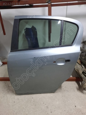 OPEL CORSA D SOL ARKA KAPI ÇIKMA ORJİNAL HATASIZ GÖKYÜZÜ MAV