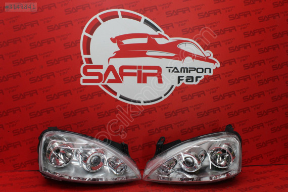 OPEL CORSA C MERCEKLİ FAR TAKIMI İTHAL