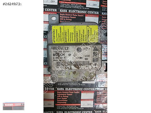 0285001157 8200375761 RENAULT CLİO AİRBAG BEYNİ