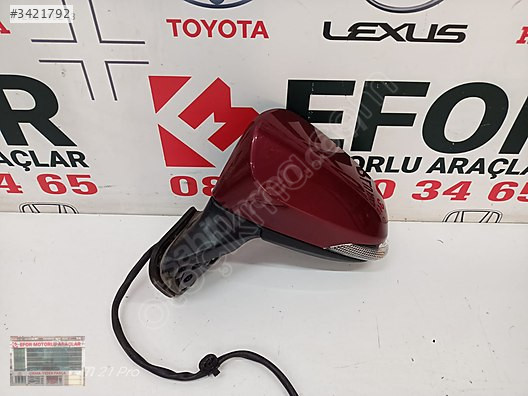 TOYOTA VERSO SOL AYNA SÖKME ORJİNAL YEDEK PARÇA
