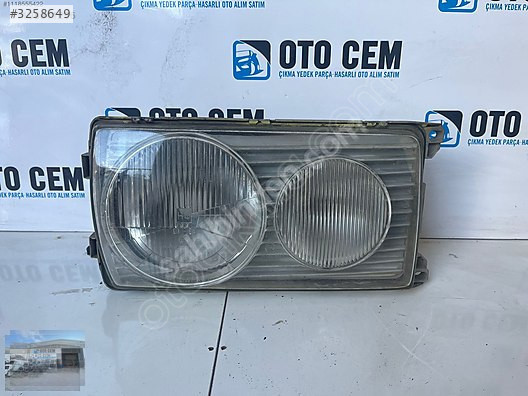 OTO CEMDEN ÇIKMA MERCEDES W123 SAĞ FAR HELLA