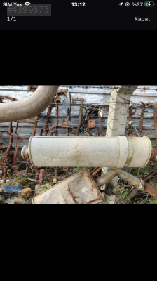 Renault master 2 orta susturucu