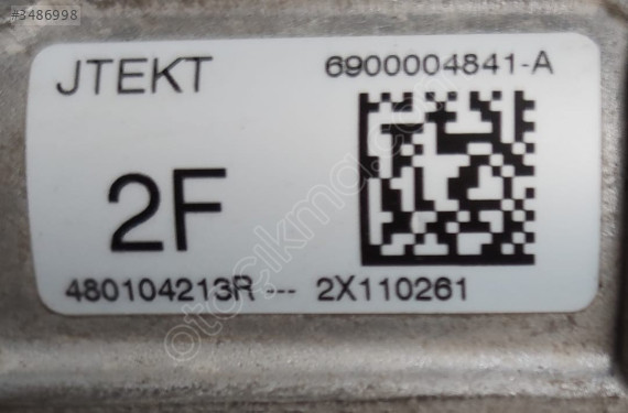 DACİA DUSTER 2022 MODEL DİREKSİYON KUTUSU 480104213R