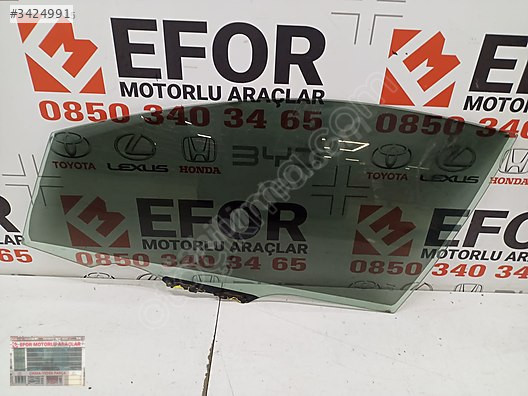 TOYOTA COROLLA SOL ÖN KAPI CAMI ÇIKMA ORİJİNAL PARÇA 2019-2024