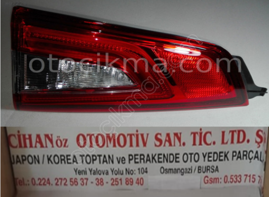 Nissan Qashqai Sağ İç Stop 2014 2016