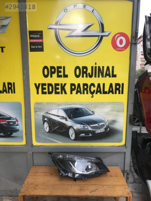 opel astra j sağ ön far zenon far ledli far