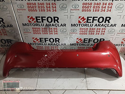 TOYOTA YARİS ARKA TAMPON ÇIKMA ORİJİNAL PARÇA 2015-2017