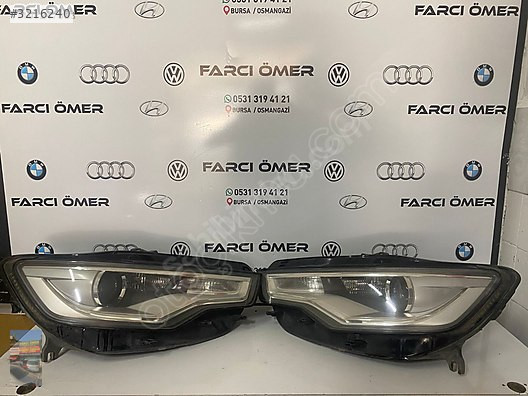 AUDİ A6 ÖN SAĞ SOL FAR ORJİNAL
