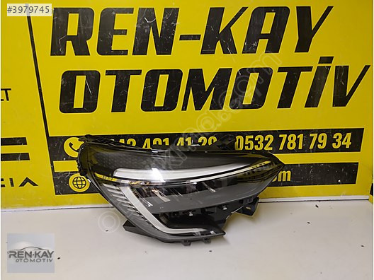 260109379R RENAULT CLİO 5 İKON FULL LED SAĞ FAR ORJ ÇIKMA RENKAY