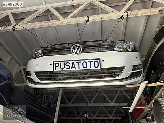 VOLKSWAGEN GOLF 7 ÇIKMA ÖN TAMPON FAR BEYAZ HATASIZ DOLU