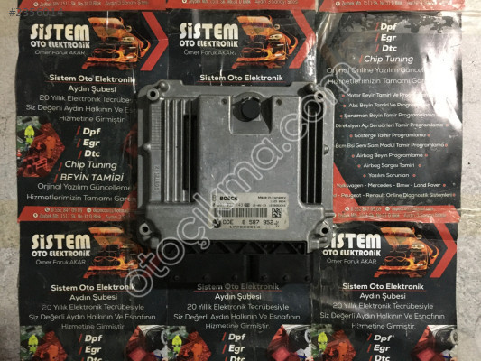 BMW motor beyni  F10 F20 F45 2 0d motoru ECU DDE 8587952 edc