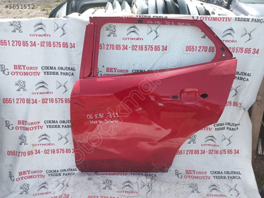 PEUGEOT 2008 SOL ARKA KAPI ORİJİNAL ÇIKMA YEDEK PARÇA