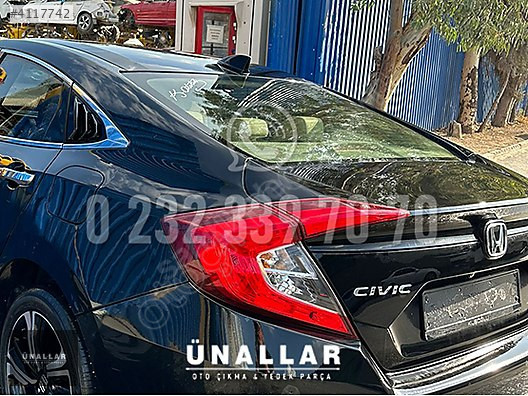 2018 HONDA CİVİC SOL ARKA STOP ve TÜM AKSAM| ÜNALLAR OTO ÇIKMA |