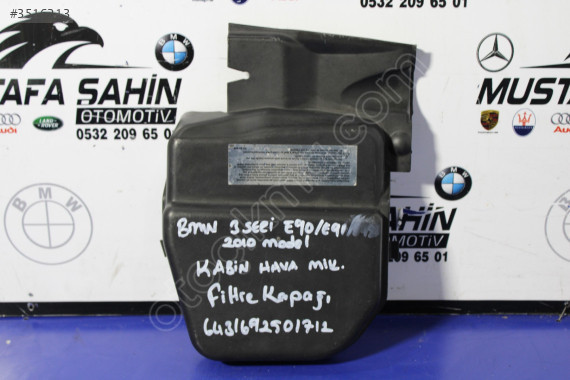 BMW 3 SERİ KABİN HAVA FİLTRE KAPAGI 2010 E90 E91 6431692501712