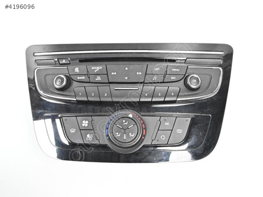 Peugeot 508 Radyo Müzik Klima Kalorifer Kontrol Paneli Düğmesi