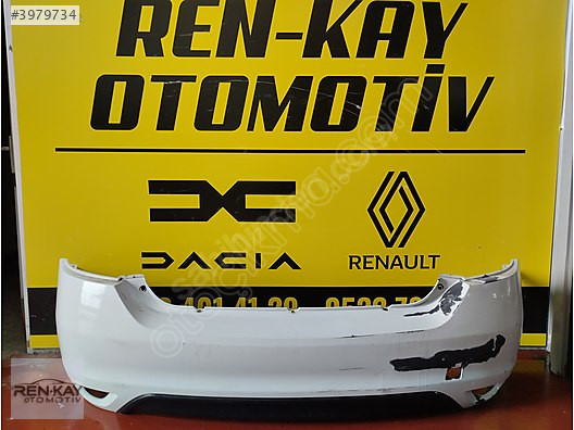 850223816R RENAULT SYMBOL ARKA TAMPON BEYAZ ORJ ÇIKMA RENKAY OTO