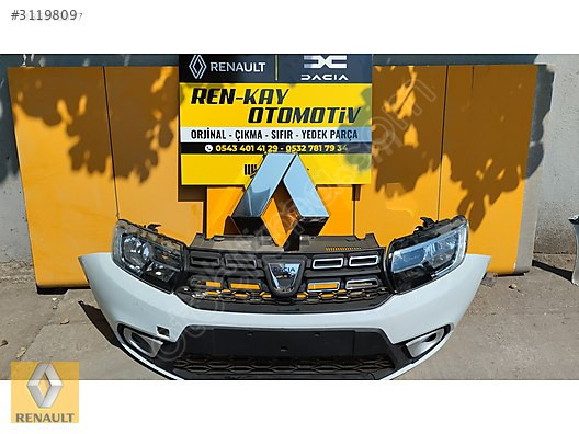 DACİA SANDERO STEPWAY ÖN TAMPON BEYAZ BOYALİ 2017-18 RENKAY OTO