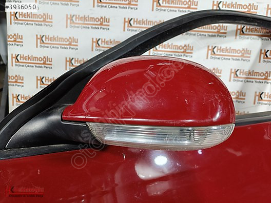 JETTA 5 GOLF6 SOL DİKİZ AYNASI ORJİNAL ÇIKMA KIRMIZI E1 010336
