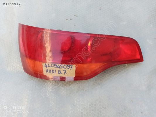 AUDİ Q7 SOL STOP LAMBASI OEM 4l0945093 ÇIKMA SÖKME YEDEK PARÇA