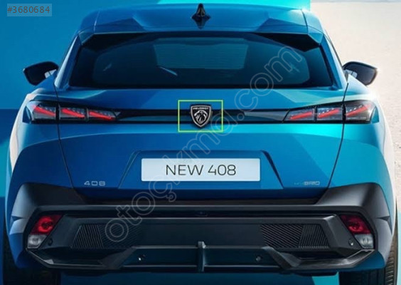 Peugeot 408 arka bagaj amblemi 98407279dx