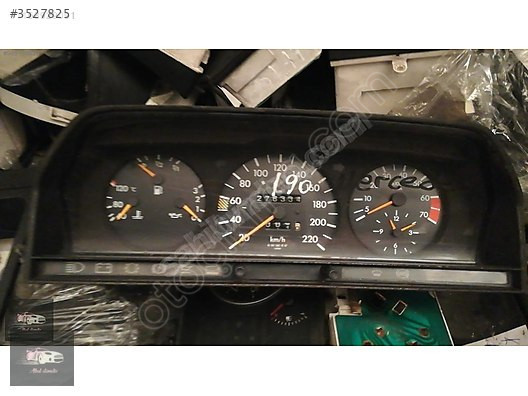 Mercedes 190 90 model gösterge paneli