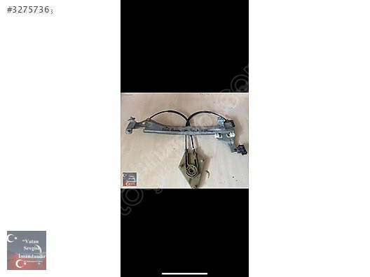 RENAULT FLUENCE - MEGANE III SOL ARKA CAM KRİKOSU
