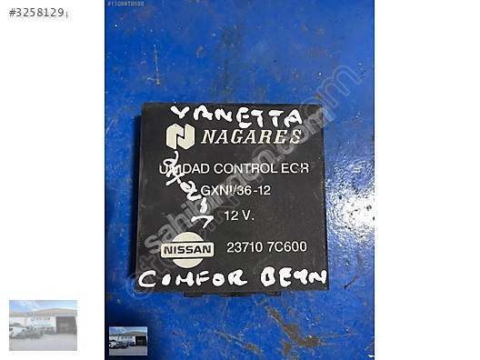 OTO CEMDEN NİSSAN VANETTE KONTROL BEYNİ ORİJİNAL 237107C600