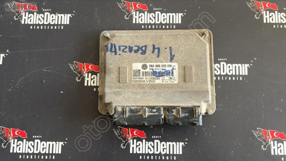 06A906033EM VOLKSWAGEN JETTA GOLF 5 simos 7.1A MOTOR BEYNİ